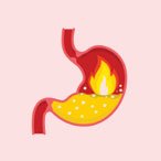 Burning or aching at the bulge